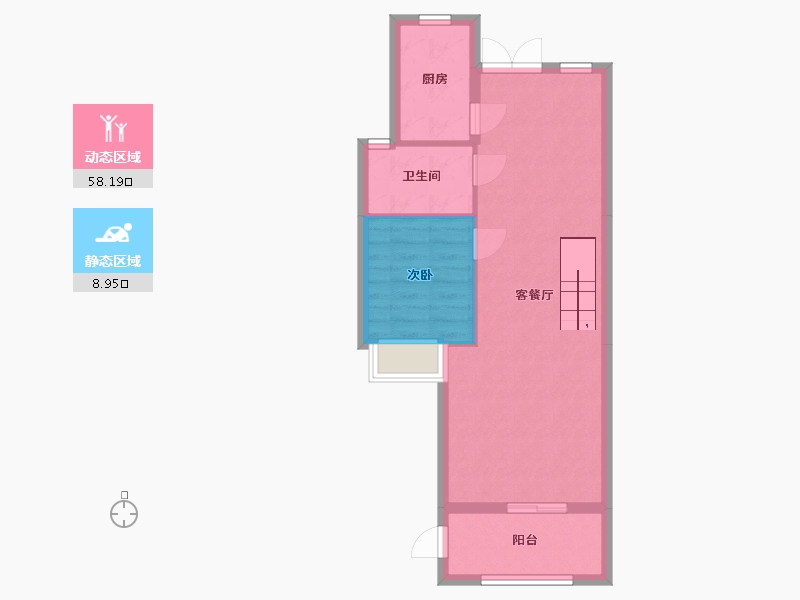 河北省-保定市-北京恒大京南半岛-61.14-户型库-动静分区