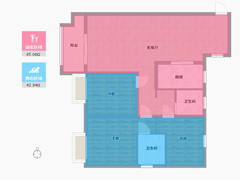 河南省-周口市-华耀首府-97.00-户型库-动静分区