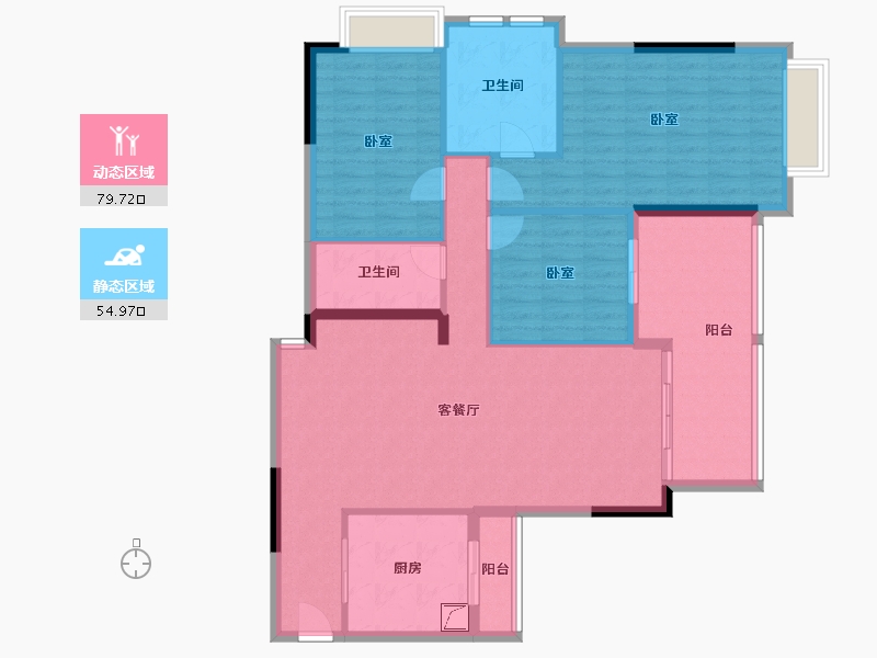 广东省-清远市-美林湖-122.63-户型库-动静分区