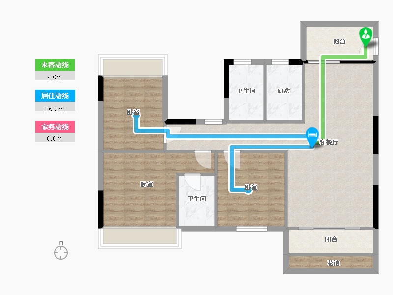 湖南省-衡阳市-瓏湾国际-95.11-户型库-动静线