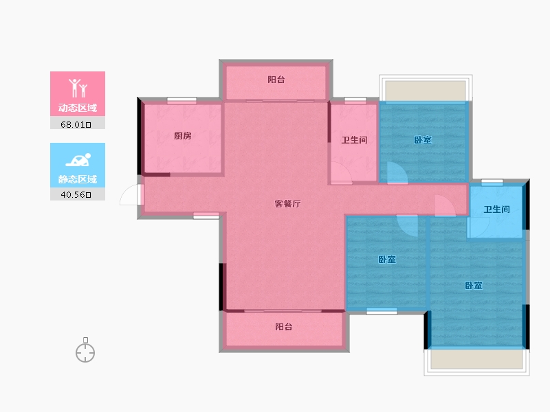 湖南省-衡阳市-瓏湾国际-99.01-户型库-动静分区