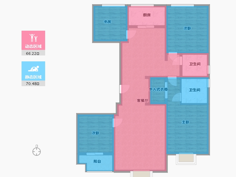 山东省-潍坊市-紫玉兰亭-122.01-户型库-动静分区