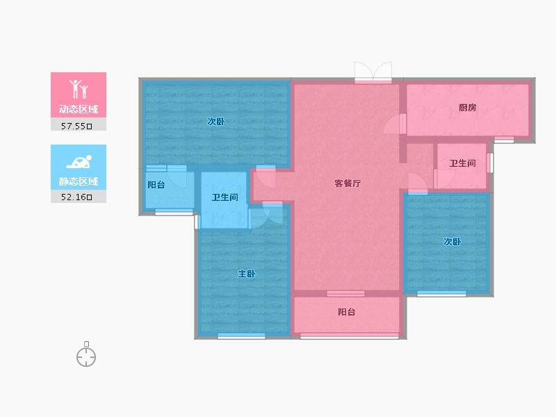 河南省-周口市-周口万正世家-97.20-户型库-动静分区