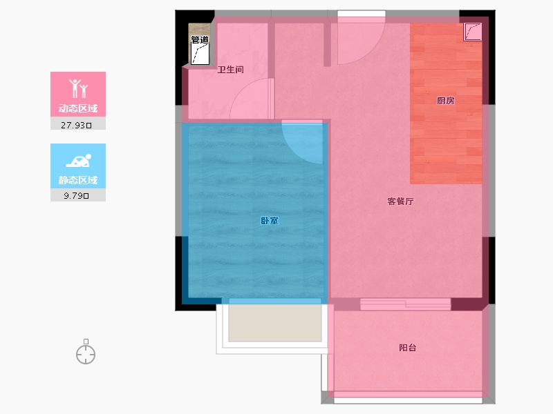 广东省-阳江市-碧桂园月亮湾-33.85-户型库-动静分区