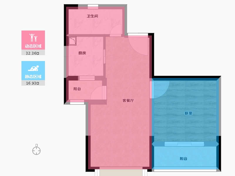 广东省-深圳市-顺泽阳光公馆-43.00-户型库-动静分区