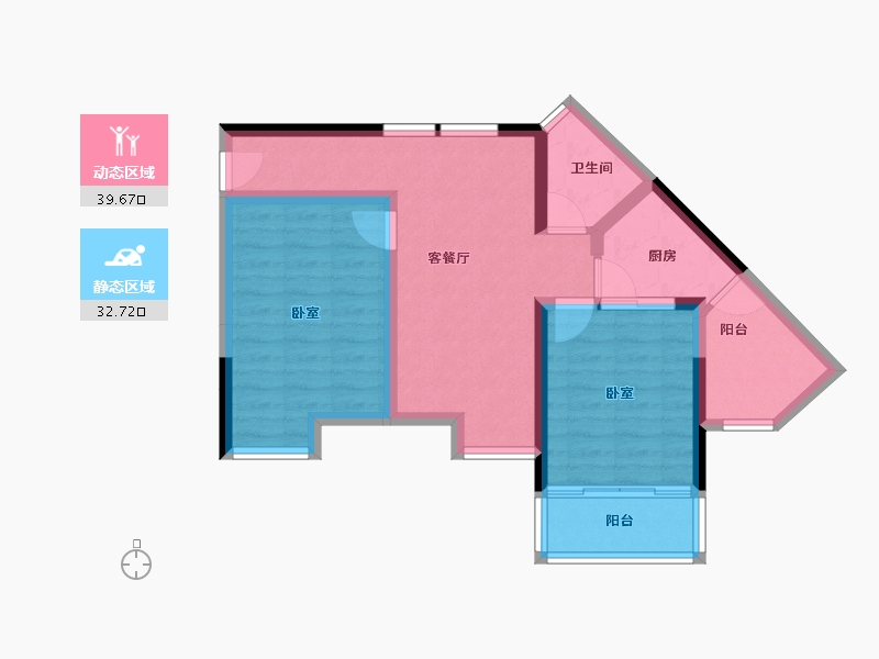 广东省-深圳市-满京华喜悦里-63.71-户型库-动静分区