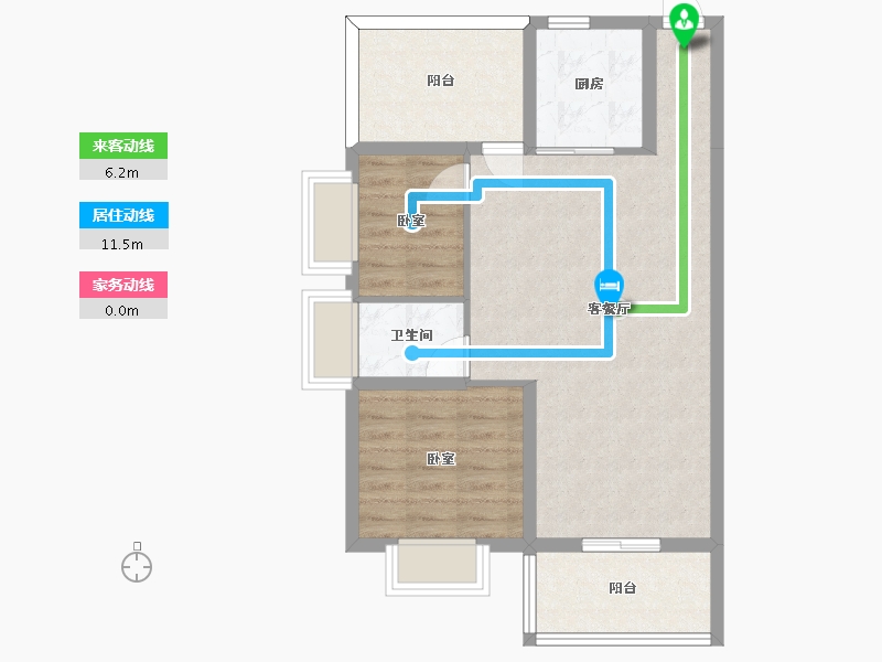 广东省-惠州市-香树御园-68.06-户型库-动静线