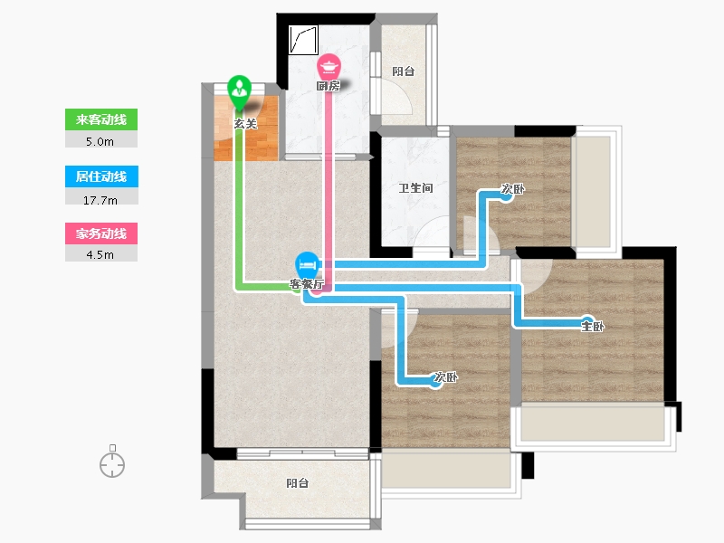 广东省-惠州市-星河荣域-65.01-户型库-动静线