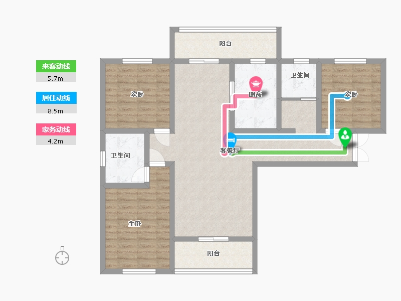 河南省-周口市-周口万正世家-99.40-户型库-动静线