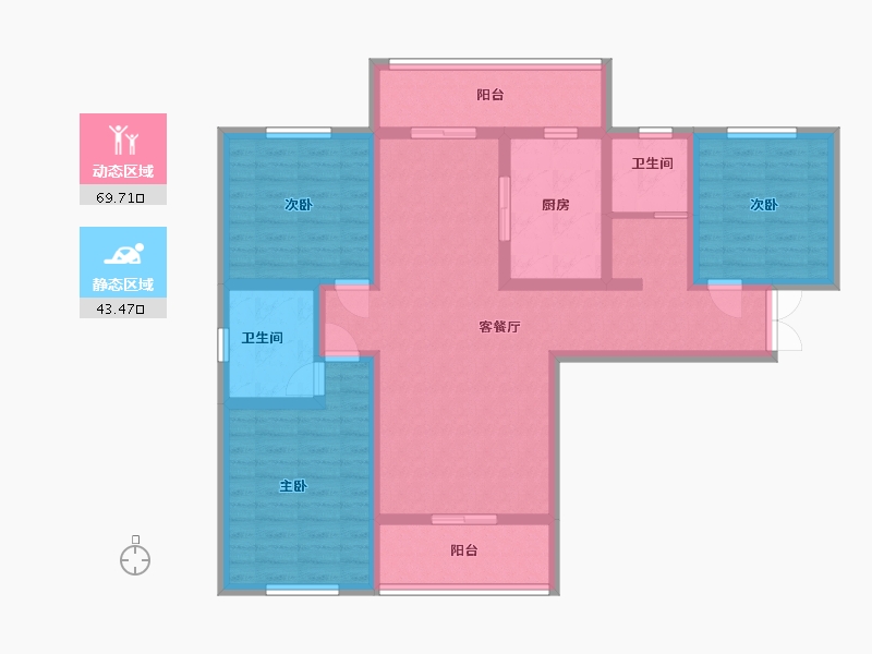 河南省-周口市-周口万正世家-99.40-户型库-动静分区