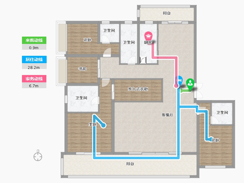 云南省-昆明市-中国铁建西派国樾-198.00-户型库-动静线