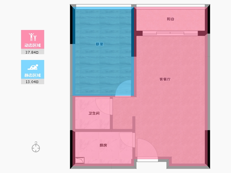 广东省-深圳市-会展湾·南岸-45.52-户型库-动静分区