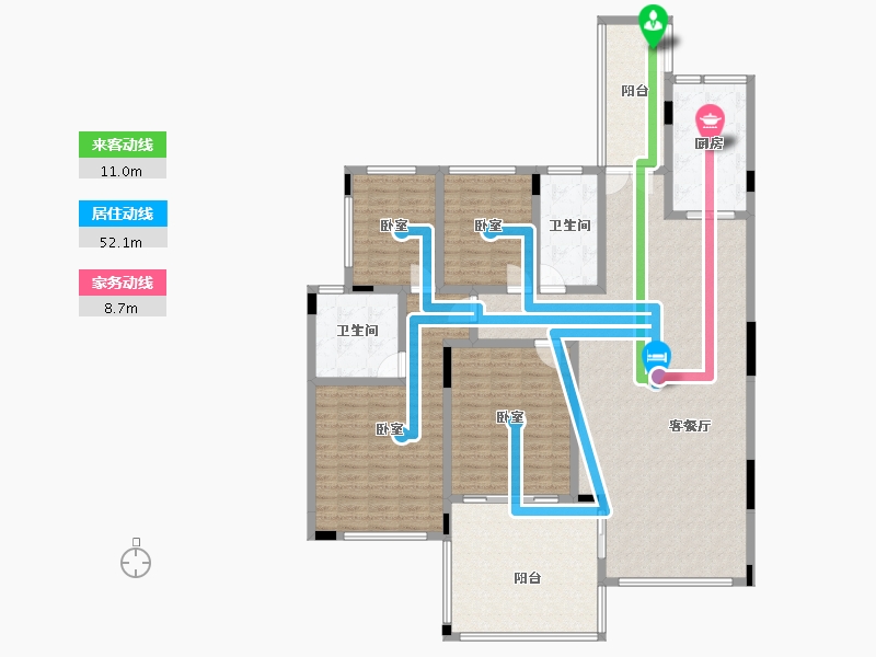 广东省-广州市-恒大郦湖城-172.28-户型库-动静线