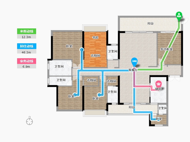 广东省-韶关市-沙湖天上虹-236.00-户型库-动静线