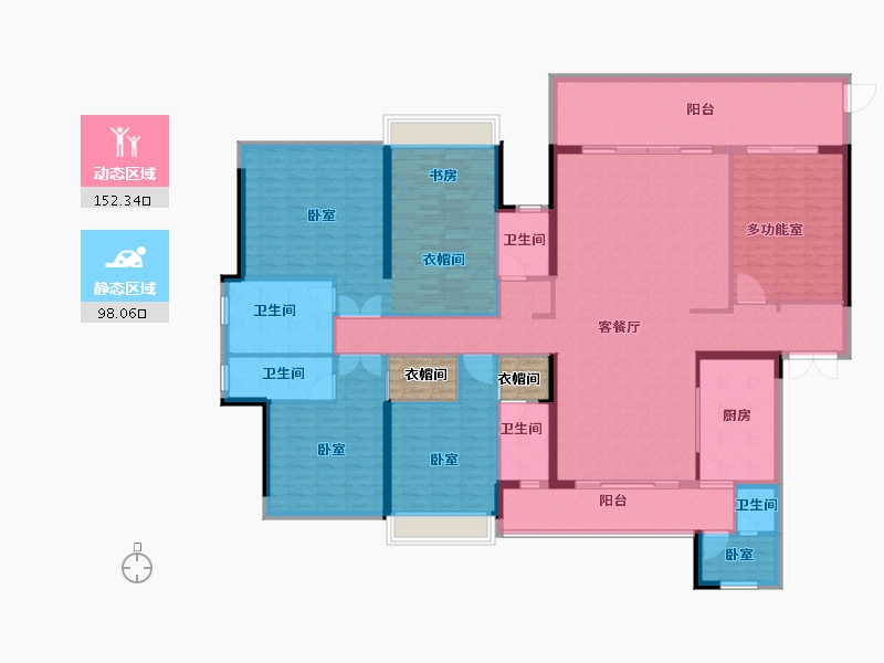 广东省-韶关市-沙湖天上虹-236.00-户型库-动静分区