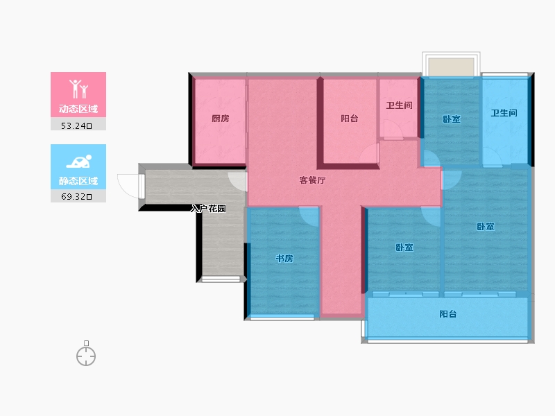 广东省-深圳市-前海东岸-121.40-户型库-动静分区