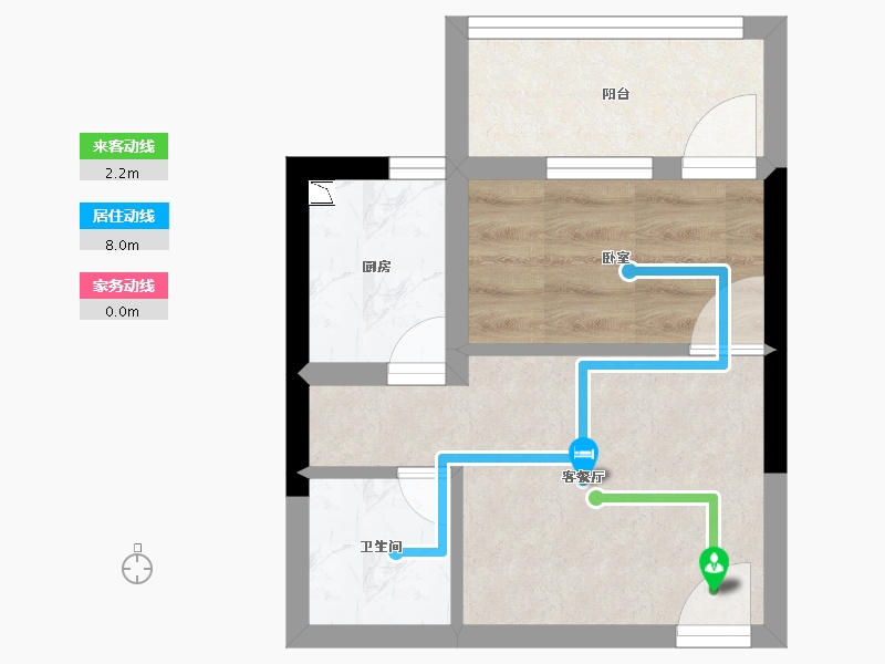 广东省-广州市-江畔雅苑-26.10-户型库-动静线