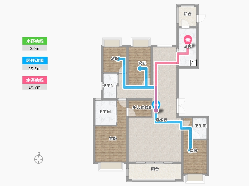 云南省-昆明市-中国铁建西派国樾-154.01-户型库-动静线