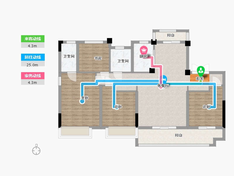 河南省-周口市-品胜阳城府-115.17-户型库-动静线