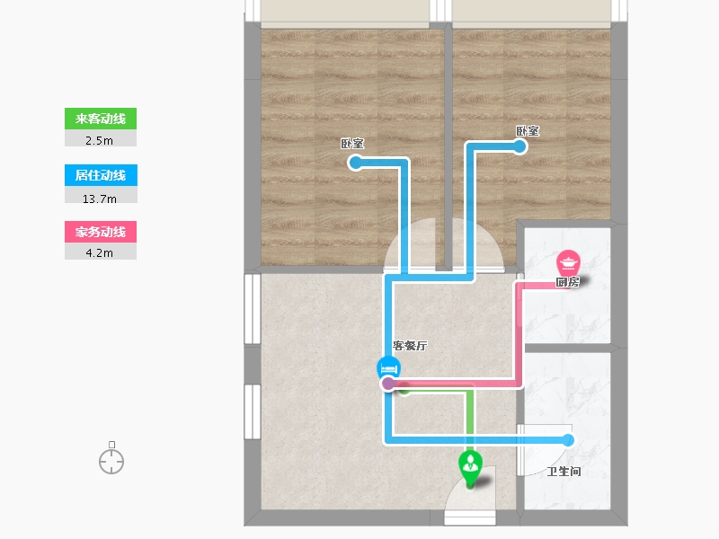 广东省-广州市-麒麟广场-38.37-户型库-动静线