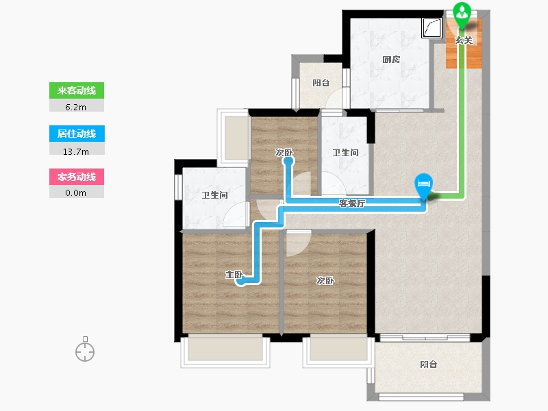 广东省-惠州市-时代倾城-79.00-户型库-动静线