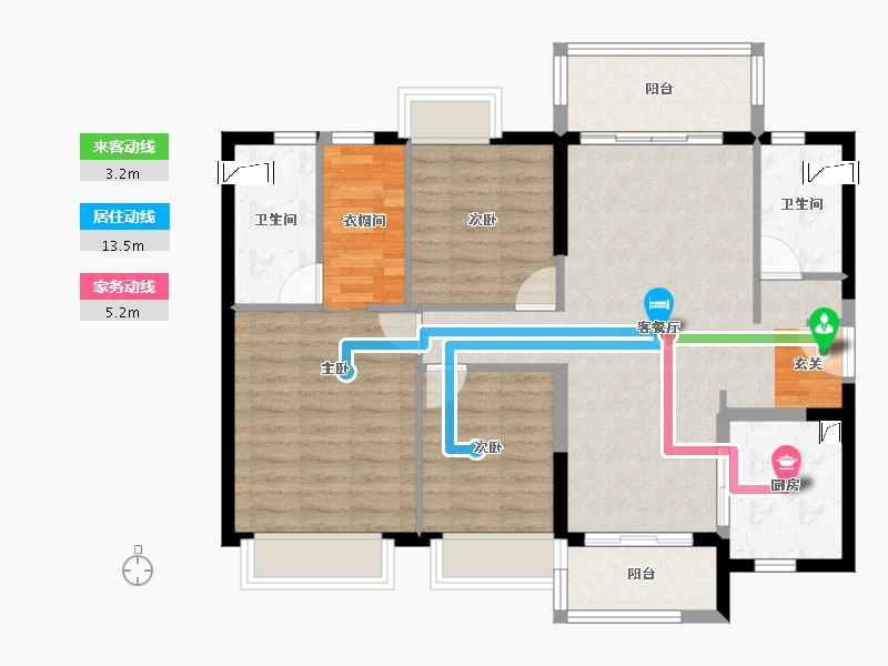 广东省-惠州市-时代倾城-92.49-户型库-动静线