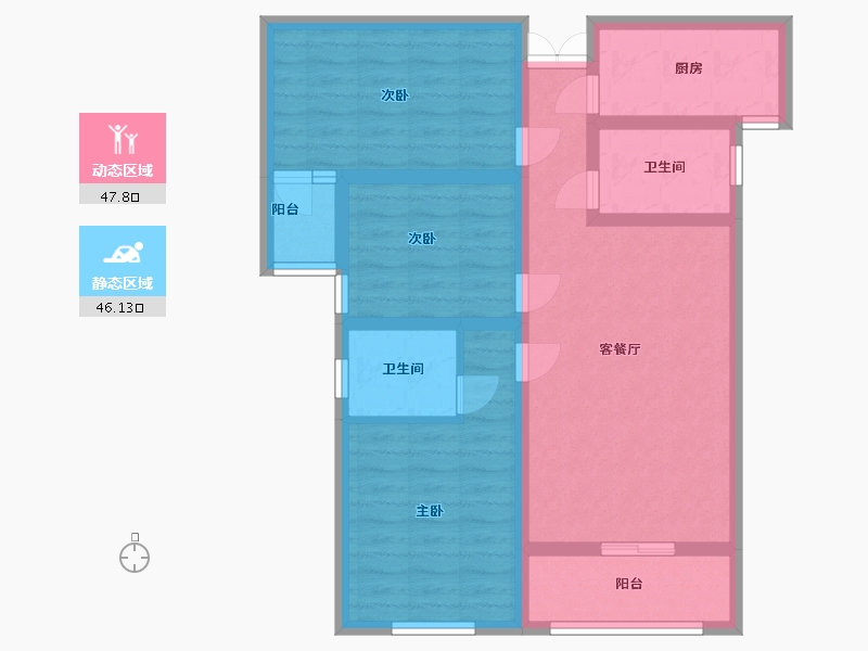 河南省-周口市-周口万正世家-82.40-户型库-动静分区