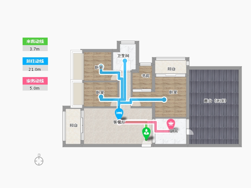 广东省-清远市-美林湖-90.00-户型库-动静线