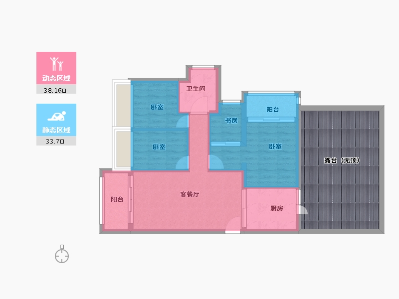 广东省-清远市-美林湖-90.00-户型库-动静分区