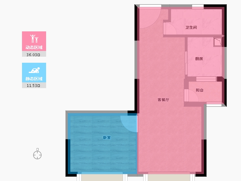 广东省-深圳市-顺泽阳光公馆-42.00-户型库-动静分区