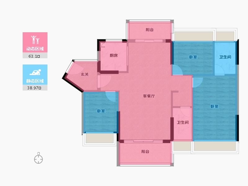 广东省-阳江市-国鼎·中央公园-91.94-户型库-动静分区