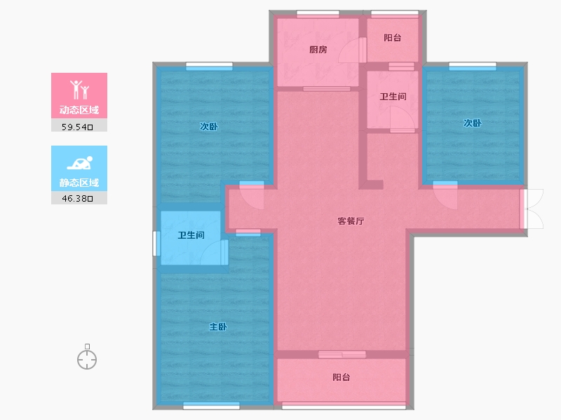 河南省-周口市-周口万正世家-93.20-户型库-动静分区