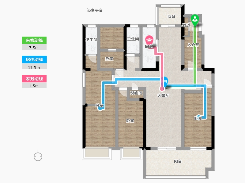 安徽省-六安市-远大雍华府-110.00-户型库-动静线