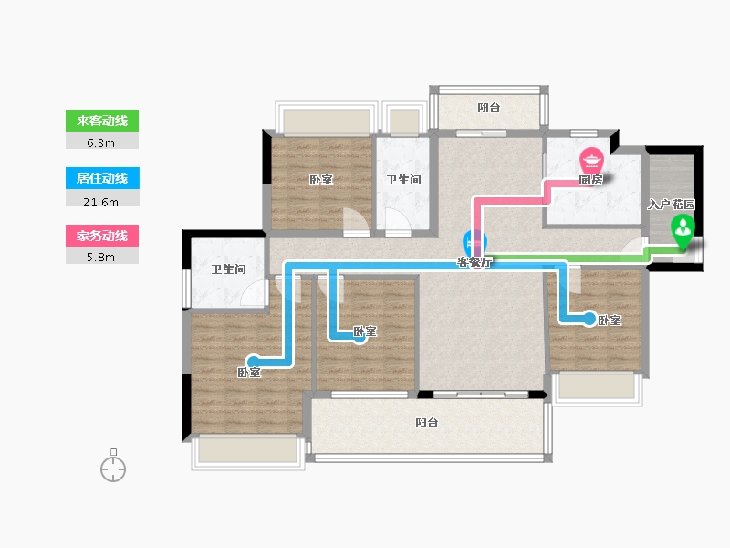 广东省-河源市-西环壹号院-112.85-户型库-动静线