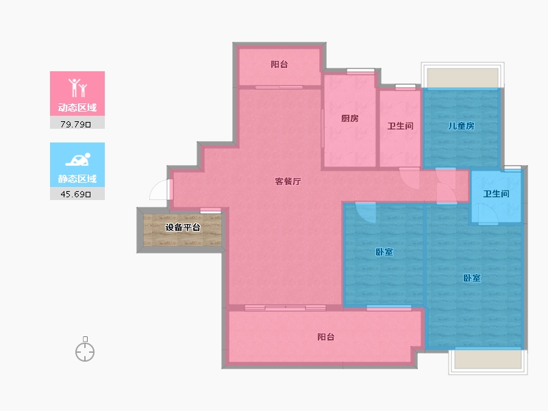 湖南省-衡阳市-新时代广场-118.55-户型库-动静分区