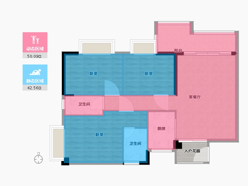 广东省-清远市-悦澋台-87.01-户型库-动静分区