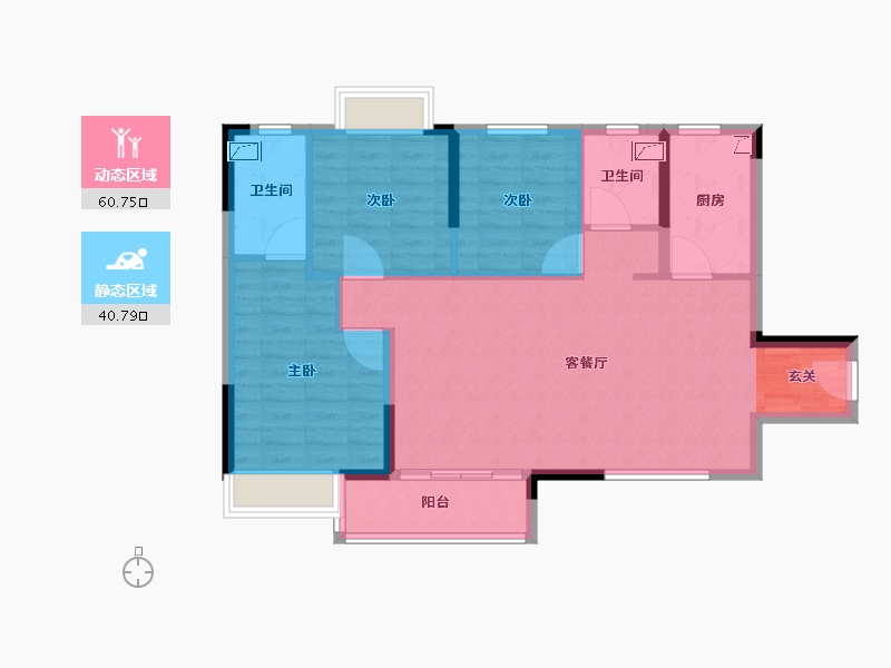 广东省-湛江市-海伦堡·御园-91.14-户型库-动静分区