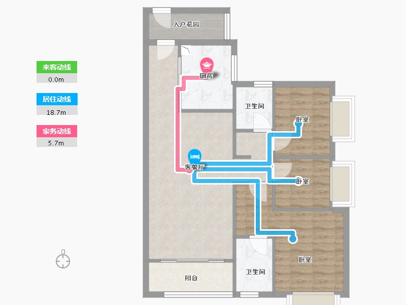 广东省-广州市-睿品华庭-79.08-户型库-动静线