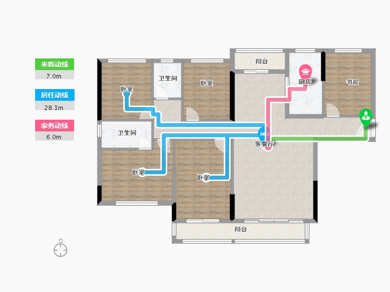 广东省-河源市-汇景外滩8号-138.70-户型库-动静线