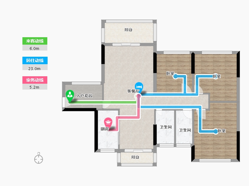 广东省-河源市-汇景外滩8号-102.00-户型库-动静线