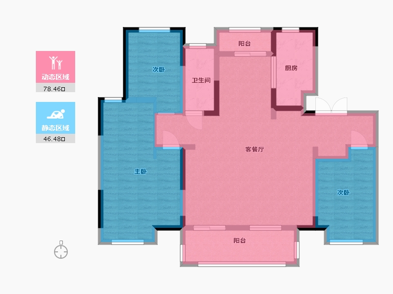 河南省-周口市-建业阳城上院-112.00-户型库-动静分区