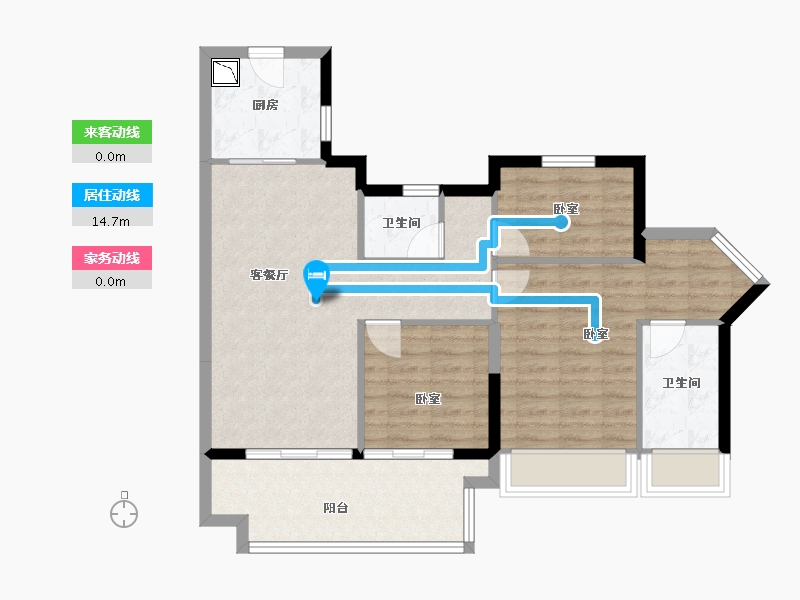 广东省-广州市-保利梦想城-81.67-户型库-动静线