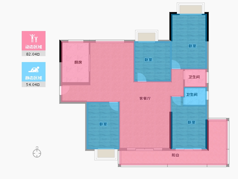 广东省-河源市-星光·源江学苑-124.11-户型库-动静分区