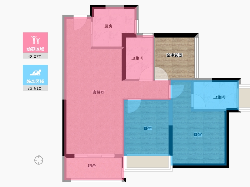 广东省-佛山市-金融街金悦郡-76.00-户型库-动静分区