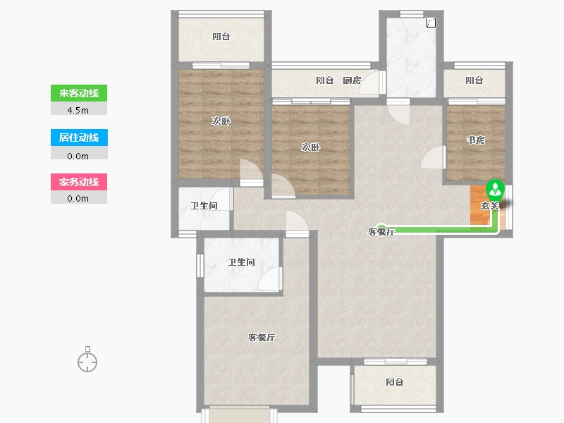 福建省-莆田市-万好国际ECO城-102.60-户型库-动静线