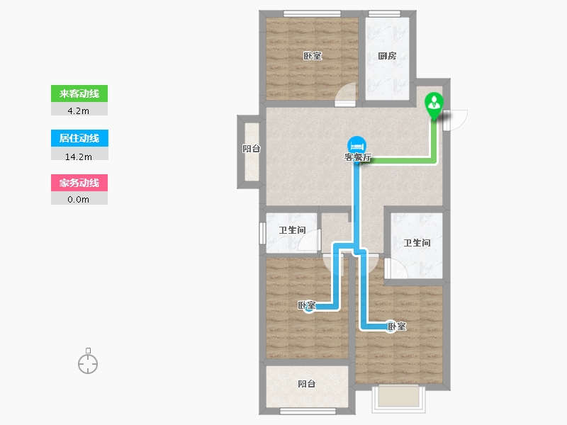 山东省-聊城市-金凤华府-83.37-户型库-动静线