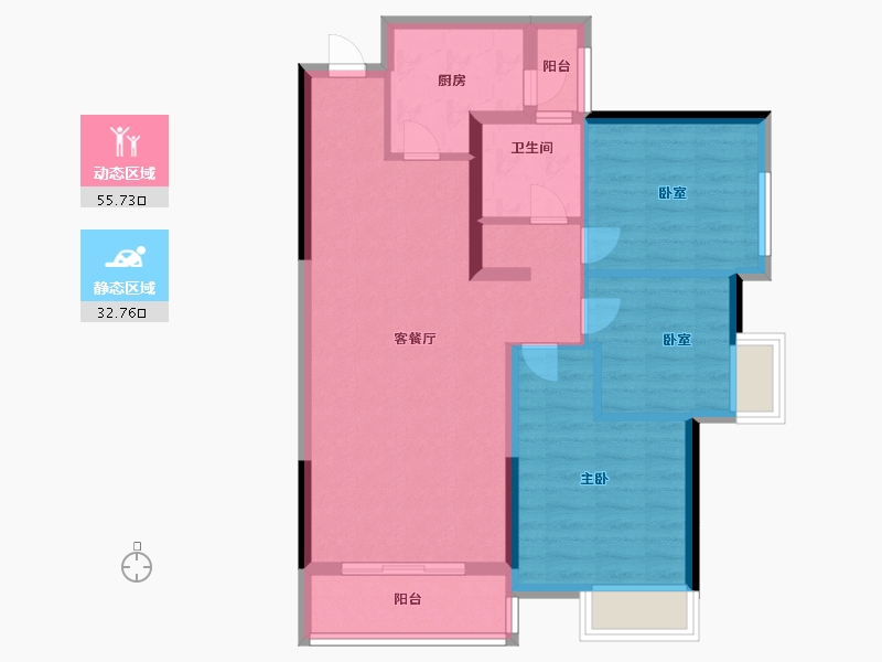 湖北省-武汉市-枫泽星都汇-79.00-户型库-动静分区