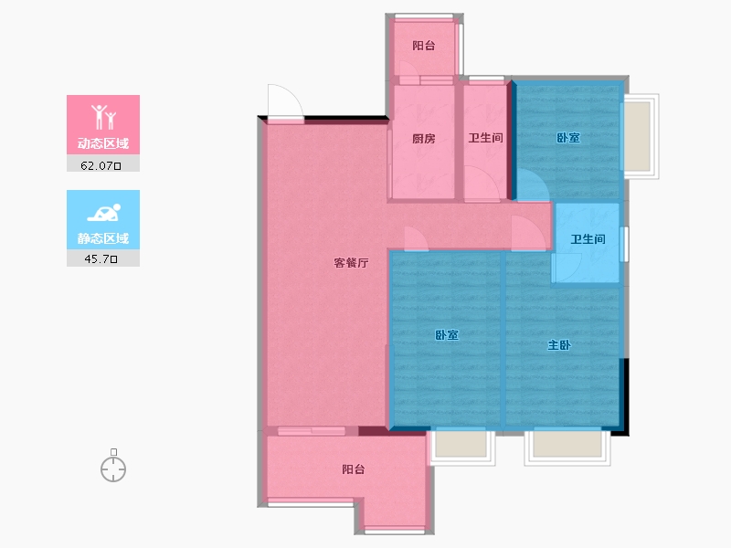 广东省-清远市-悦澋台-97.01-户型库-动静分区