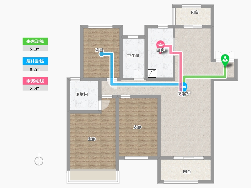 河南省-周口市-建业阳城上院-108.00-户型库-动静线