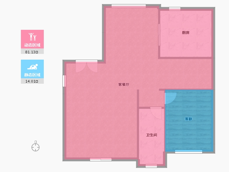 广西壮族自治区-玉林市-博白碧桂园-88.75-户型库-动静分区